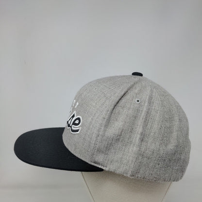 OBEY Posse Snapback Hat Gray OSFA Embroidered Vent Holes Colorblock