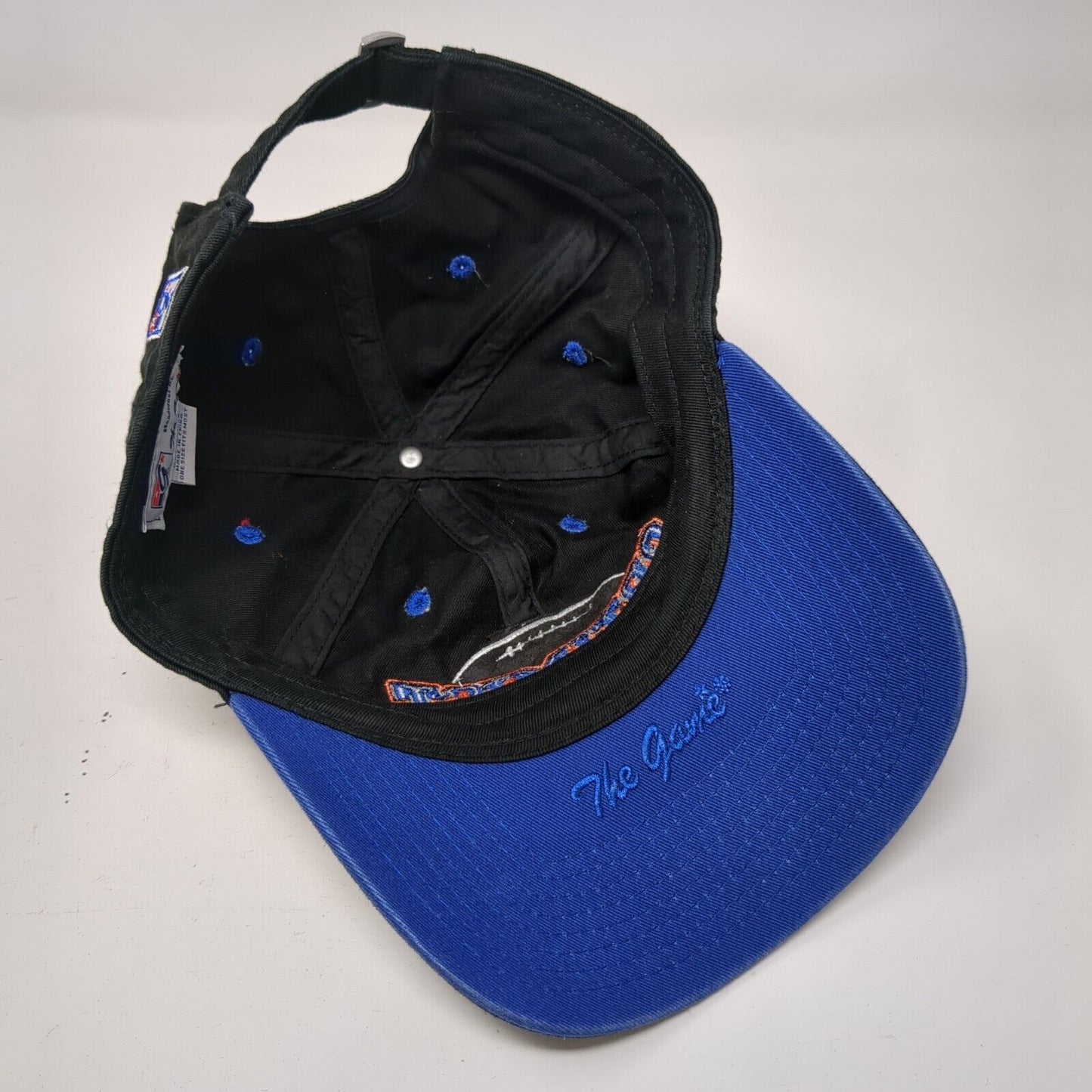 Optimist Football Slideback Hat Black OSFM Embroidered The Game