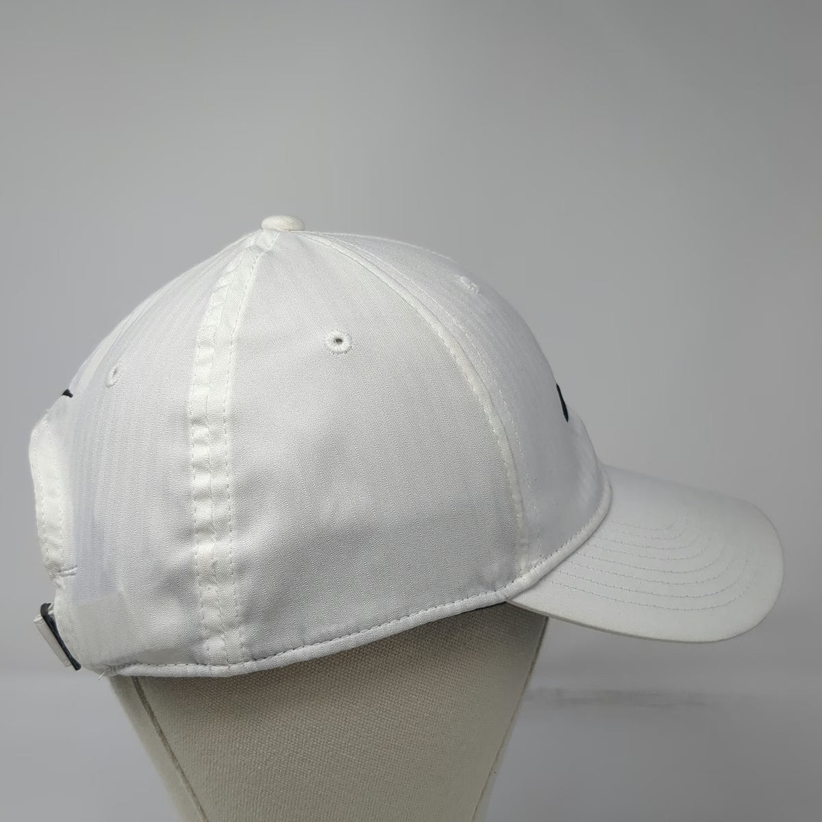 Nike Baseball Cap White One Size Dri-FIT Legacy91 Embroidered Swoosh Golf Hat