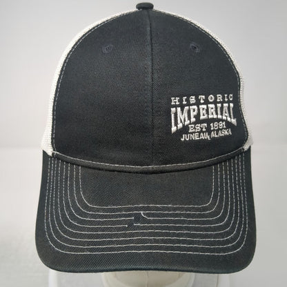 Port Authority Trucker Hat Black White One Size Historic Imperial Juneau Alaska