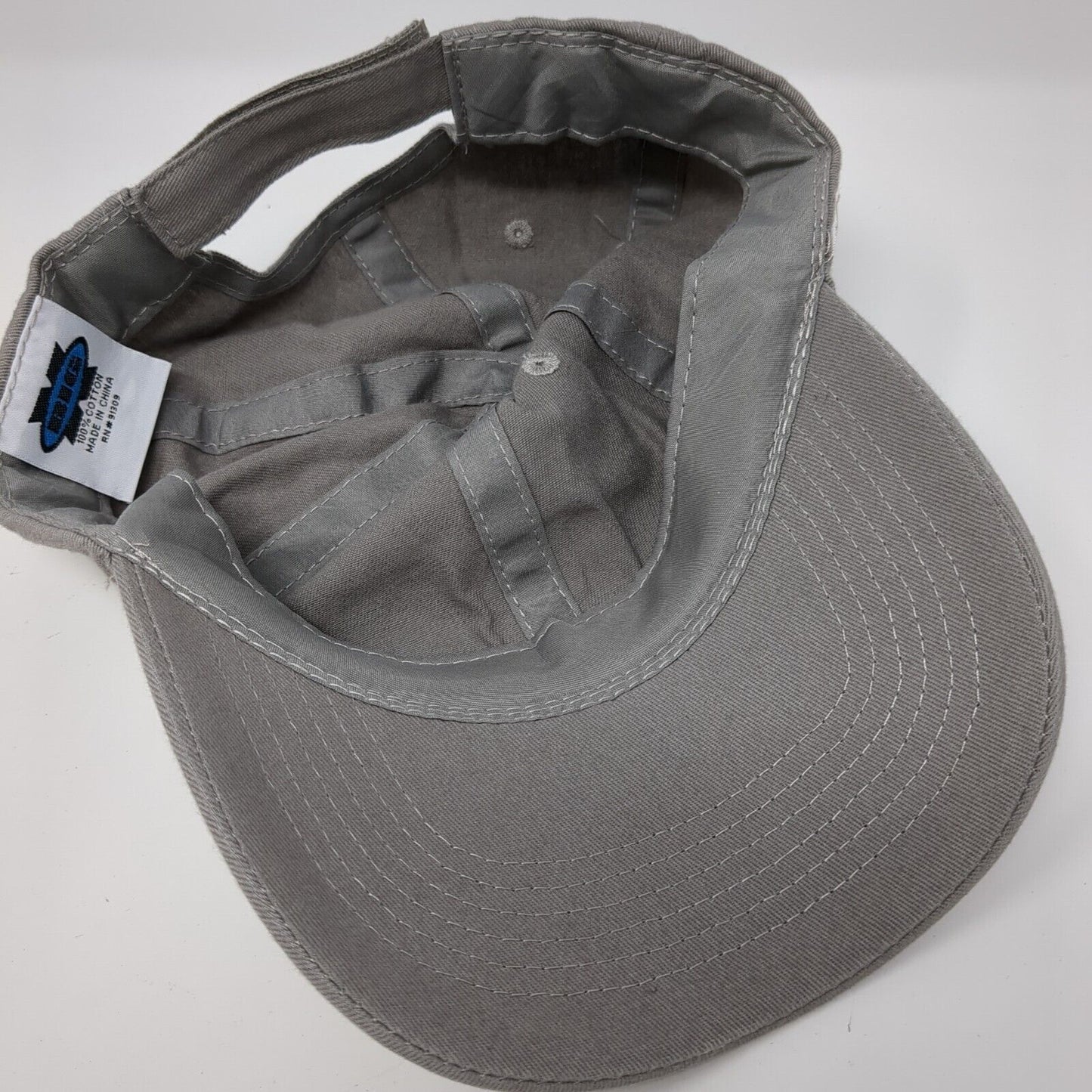 USA Strapback Hat Gray One Size Adjustable Proud To Be An American