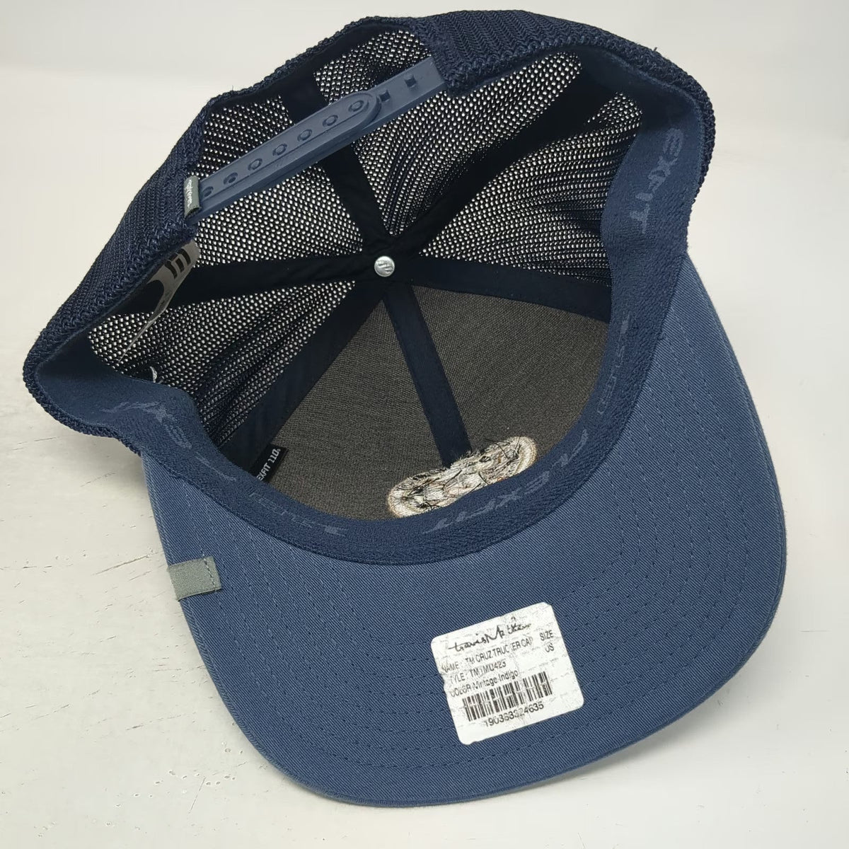 TravisMathew Trucker Hat Blue One Size Snapback Flexfit 110 Sunbelt Modular