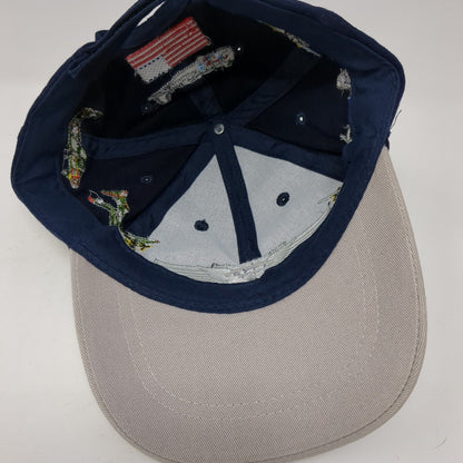 Commemorative Air Force Strapback Hat Blue One Size Keep 'Em Flying