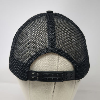 Black One Size Trucker Hat Mesh Snapback Rope Shamrock RB14 Irish Flag White Hat