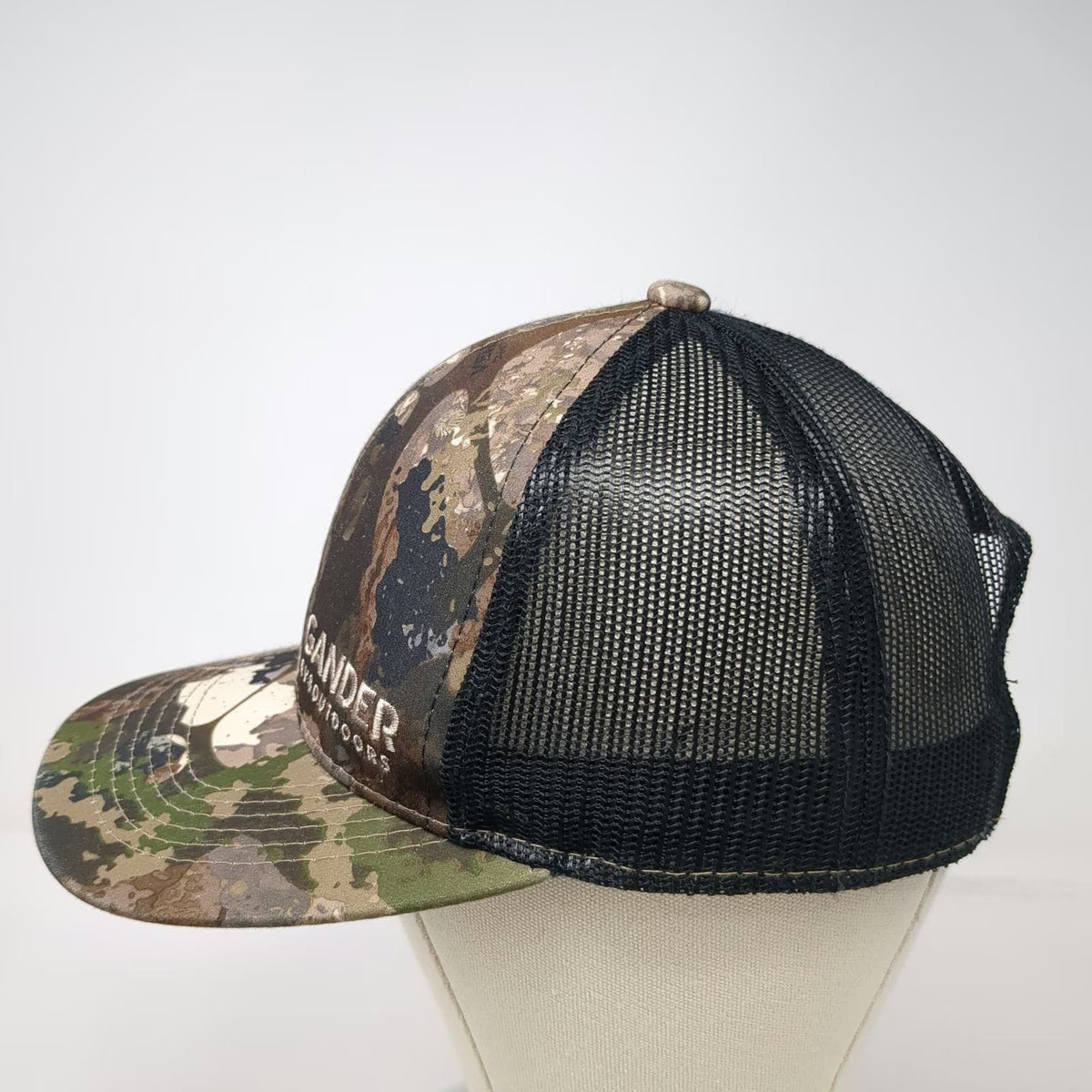 Outdoor Cap Trucker Hat Brown One Size Gander RV Outdoors Camo Mesh Back hat