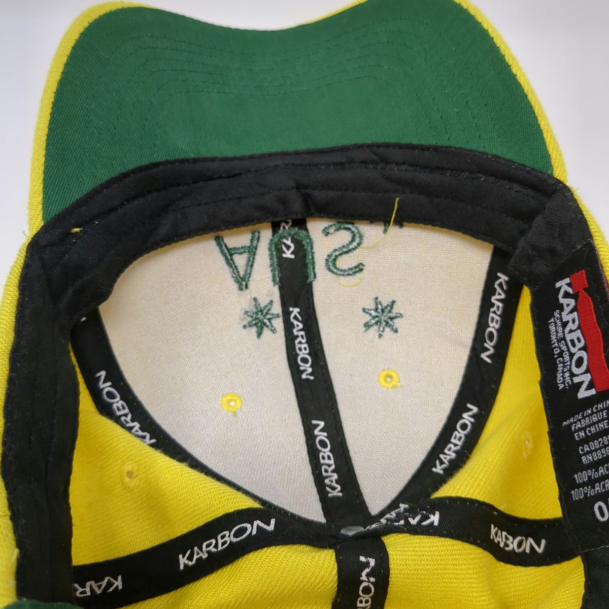 Karbon AUS Australia PyeongChang 2018 Olympics Baseball Cap Yellow One Size