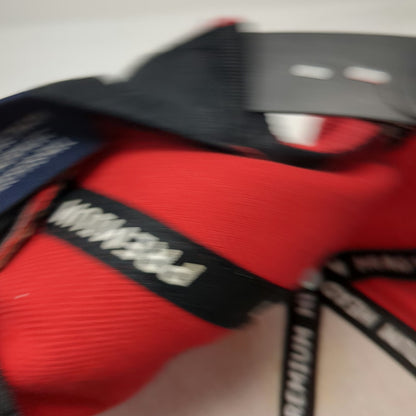 Kipa Snapback Hat Red Blue One Size New York Embroidered Flat Brim Two Tone