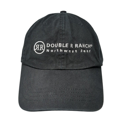 Double R Ranch Northwest Beef Slideback Hat Black One Size Embroidered