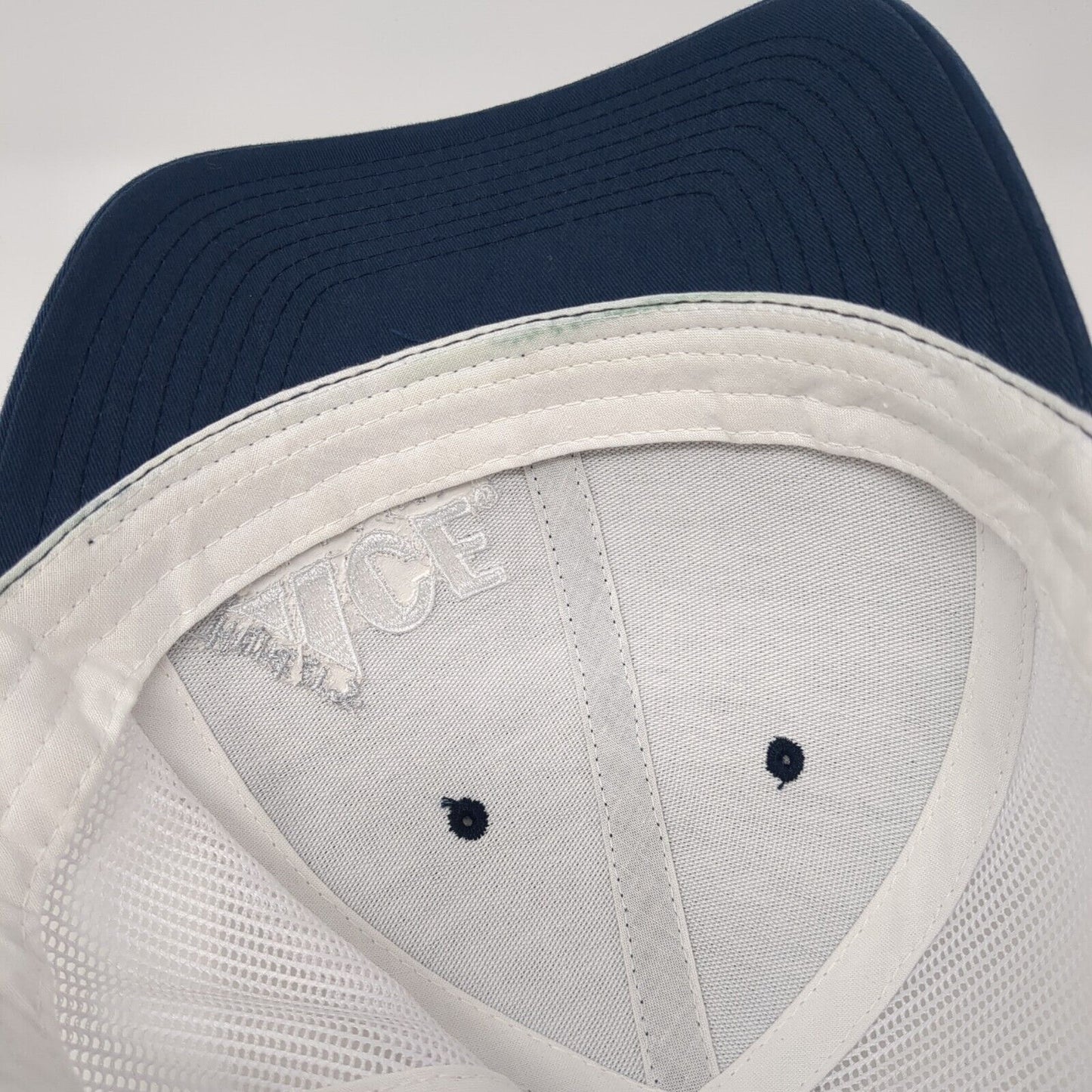 Hunter's ACE The Helpful Place Snapback Trucker Hat Blue OS Mesh Back Yupoong