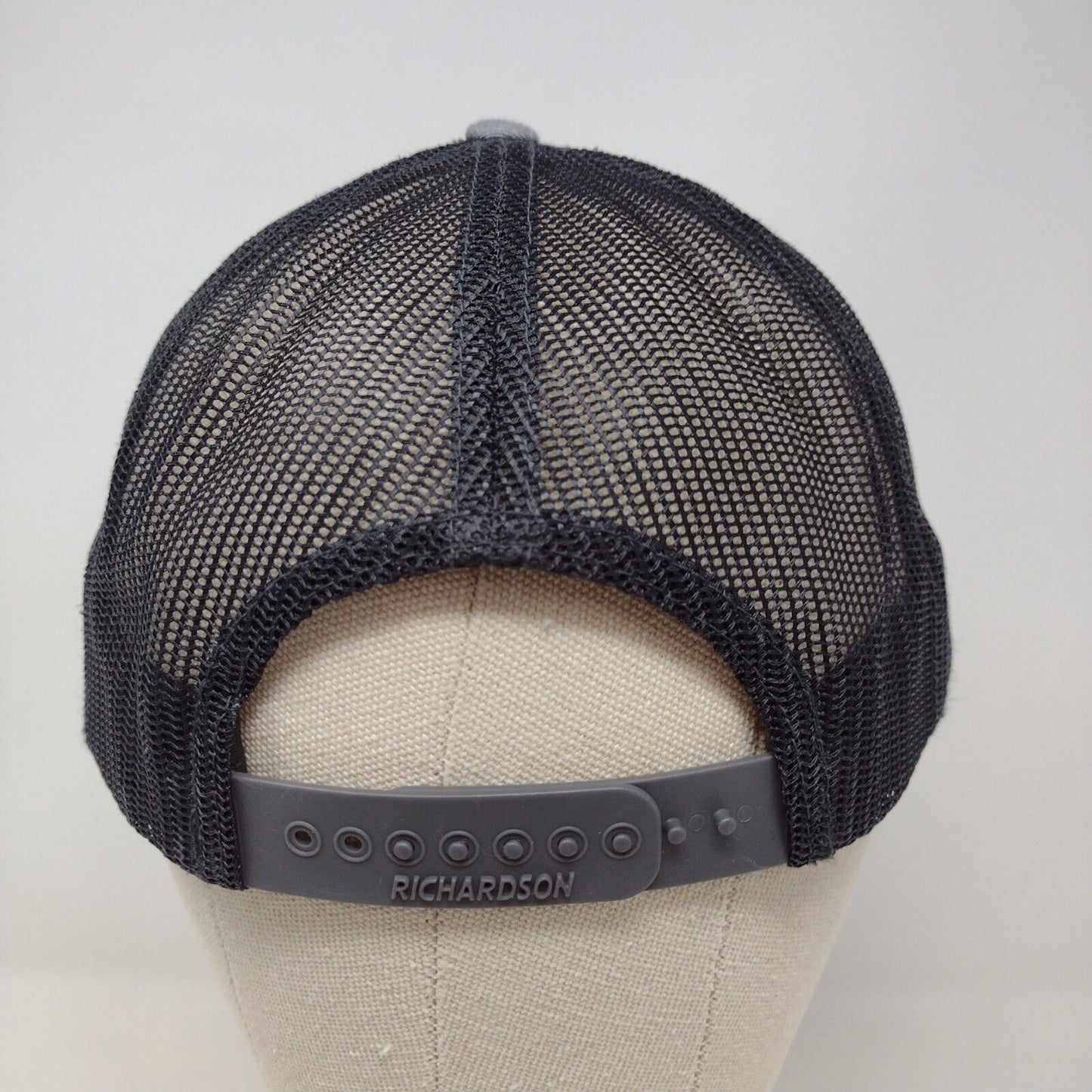 Idaho Trees Snapback Mesh Back Trucker Hat Gray M/L Embroidered