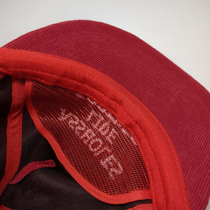 A**holes Live Forever Hat Trucker Red One Size Corduroy Snapback Flat Brim