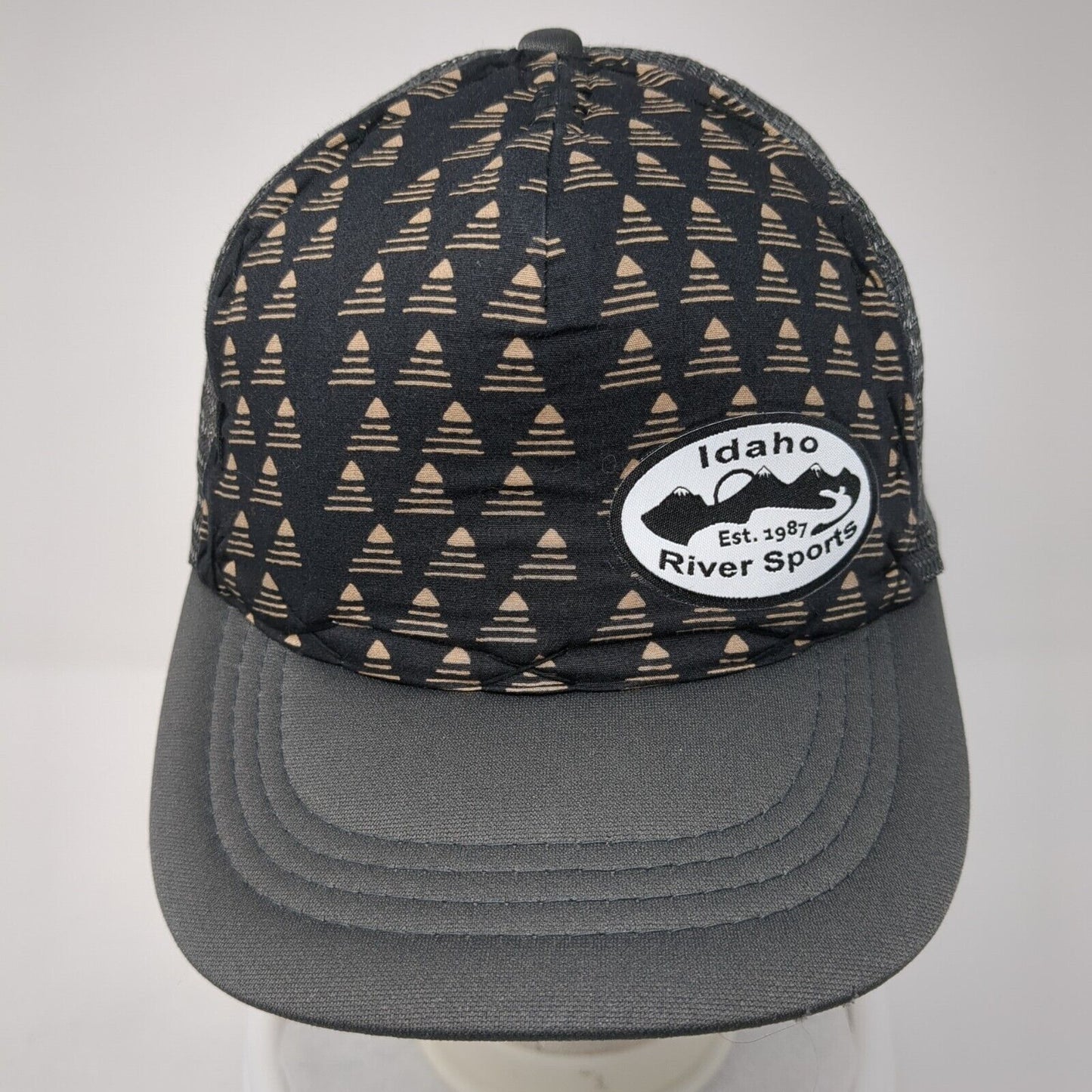 Idaho River Sports Snapback Trucker Hat Multi One Size Mesh Back Geo