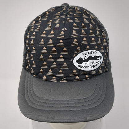 Idaho River Sports Snapback Trucker Hat Multi One Size Mesh Back Geo