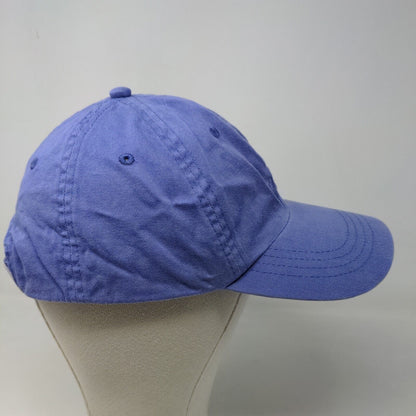 Distinctive Headwear Men's Strapback Hat Purple Embroidered Naples Dolphins Logo