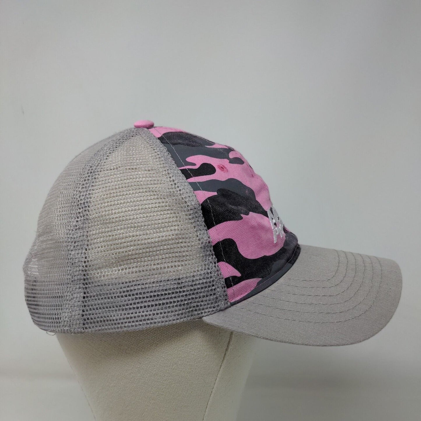 Advance Auto Parts Women's Pink Camo Snapback Mesh Back Hat OSFM Embroidered