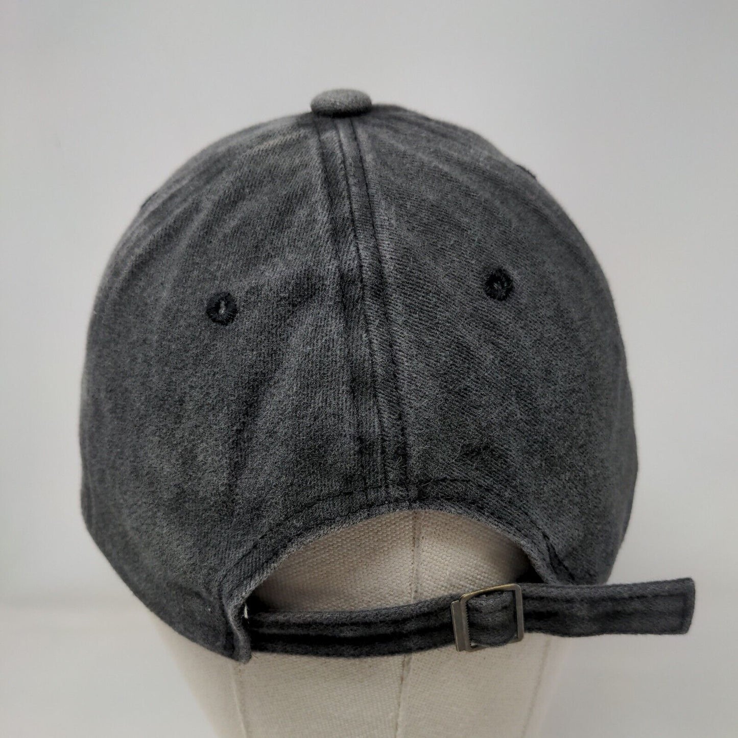 Meinicy Slideback Hat Gray One Size Adjustable Solid Blank Vent Holes