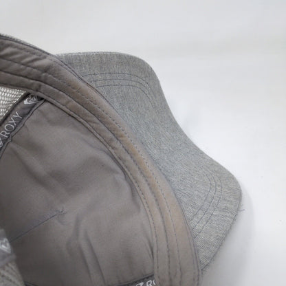 90 Snapback Mesh Back Trucker Hat Gray One Size Adjustable Roxy
