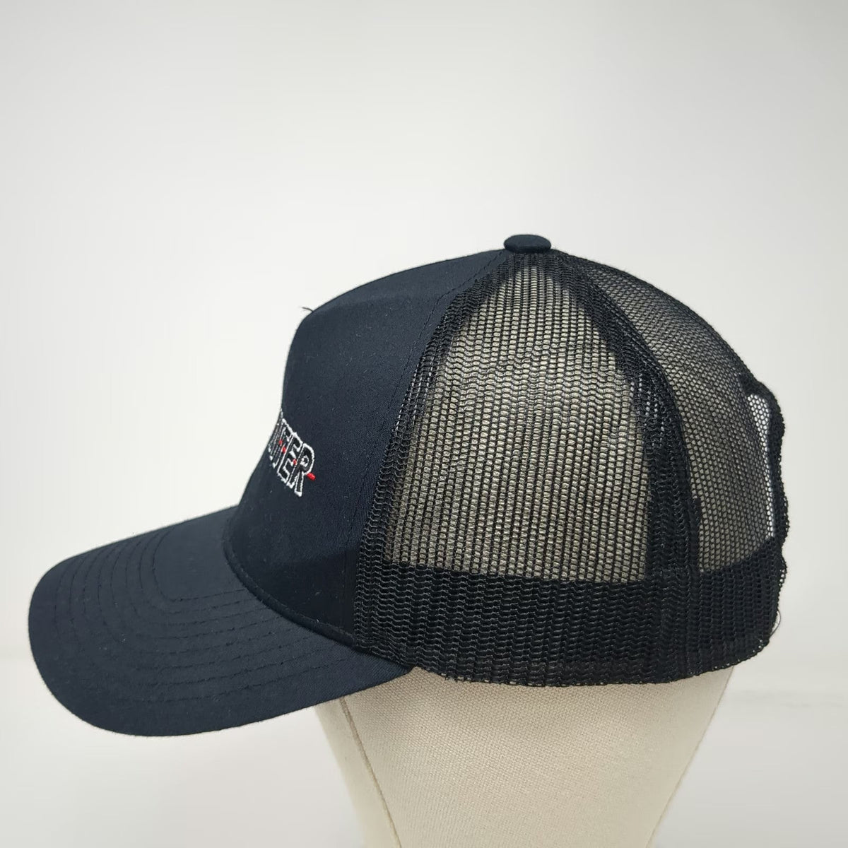 Pit Bull Pipehunter Black Trucker Hat One Size Snapback Mesh Back Embroidered