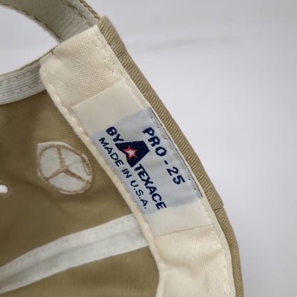 Texace Mercedes Championships Baseball Cap Beige Green One Size Made in USA Hat