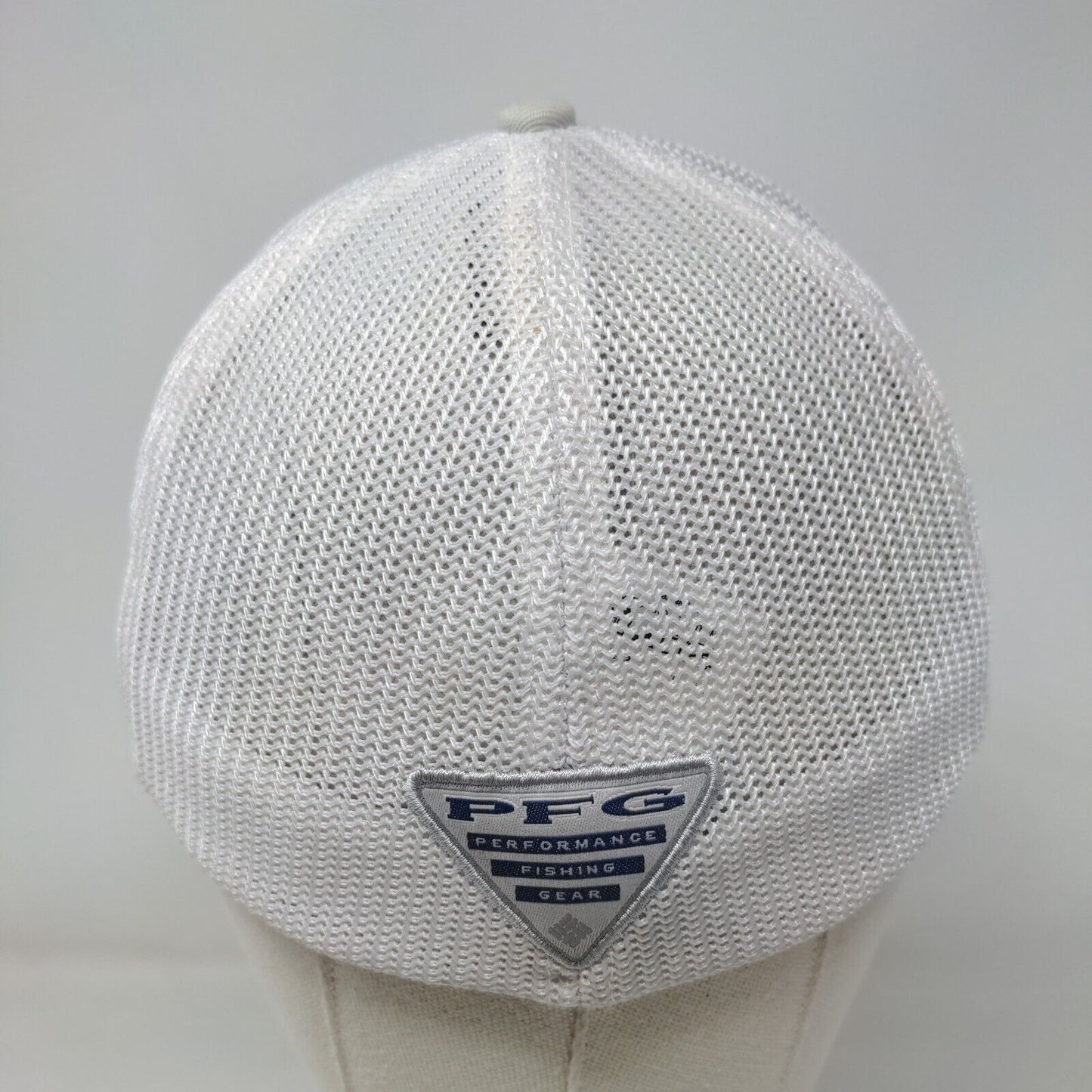 Fish American Flag Fitted Mesh Back Trucker Hat Multi S/M Columbia PFG Fishing