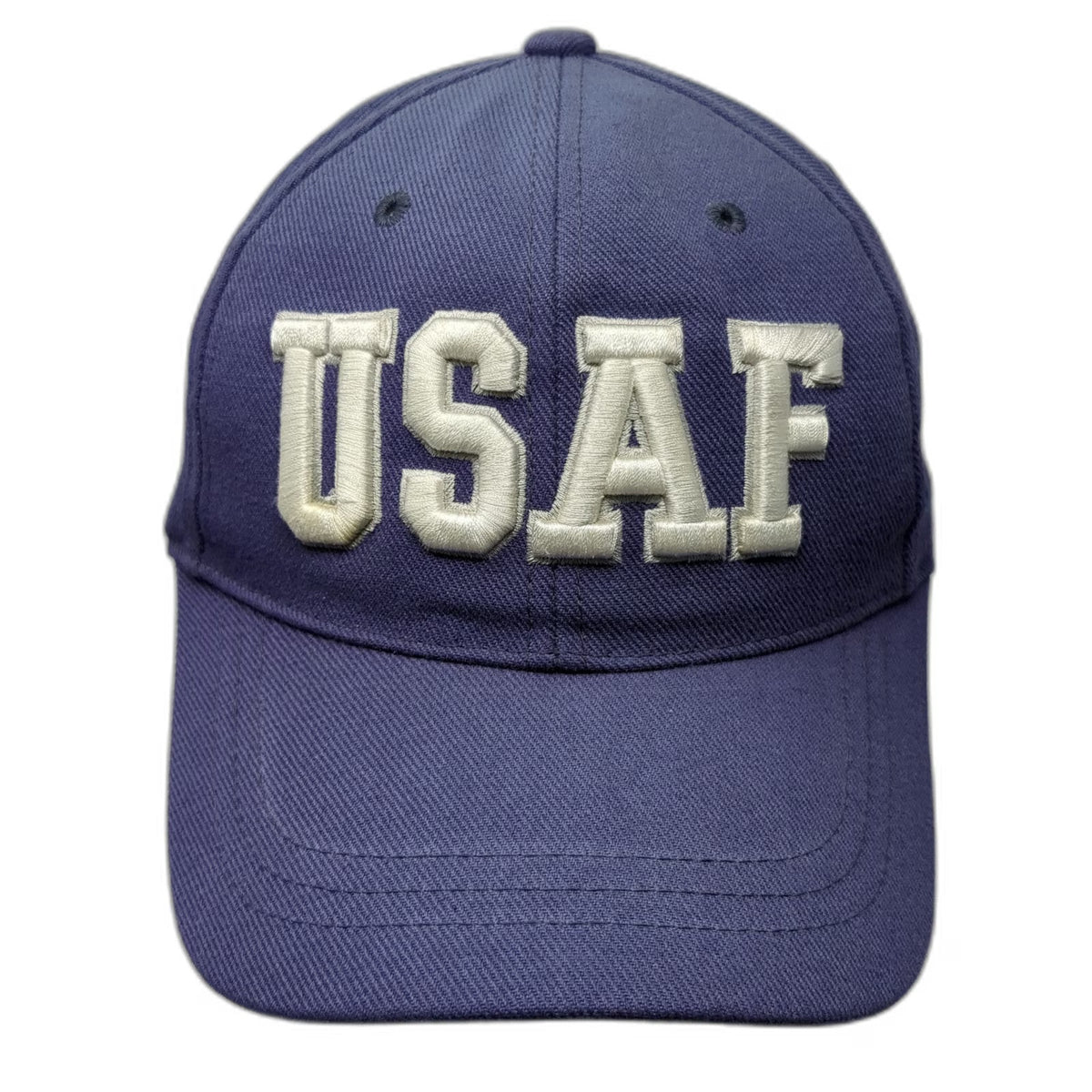 Blue One Size Baseball Cap Hat USAF Embroidered Strapback Military Air Force
