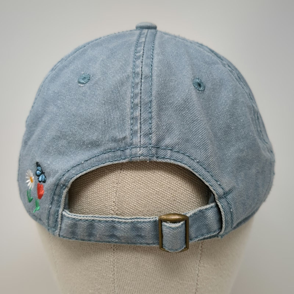 Home Free Baseball Cap Blue One Size Oregon Floral Embroidery Slideback Hat