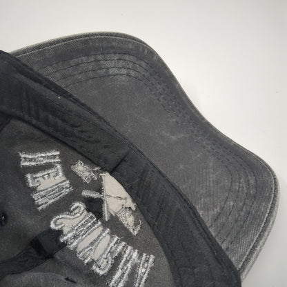 New Smyrna Beach Est. 1877 Strapback Baseball Cap Gray OS Adjustable Lucky 7
