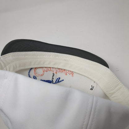 Optimist Football Fitted Hat White L/XL Flexfit Embroidered PTS20 Richardson