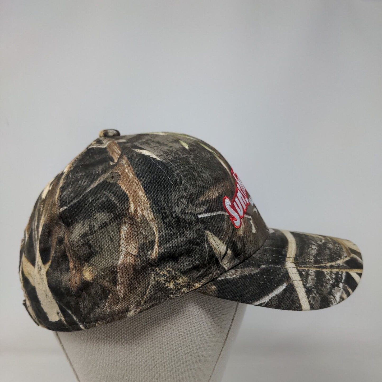 Sunshine Mills Inc. Dog Strapback Hat Camo One Size Embroidered Realtree