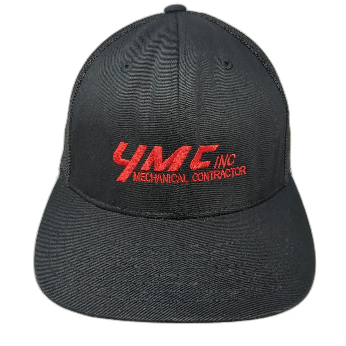 Port Authority Baseball Cap Black XL YMC Inc Mechanical Contractor Mesh Hat
