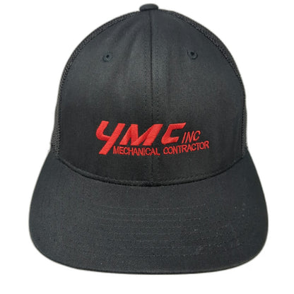 Port Authority Baseball Cap Black XL YMC Inc Mechanical Contractor Mesh Hat