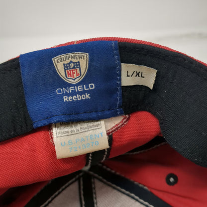 San Francisco 49ers NFL Reebok Red Gray XL Onfield Contrast Stitching Cap Hat