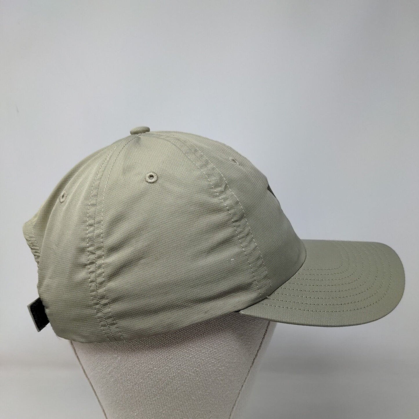 Richardson Strapback Hat Green One Size Embroidered Logo Adjustable