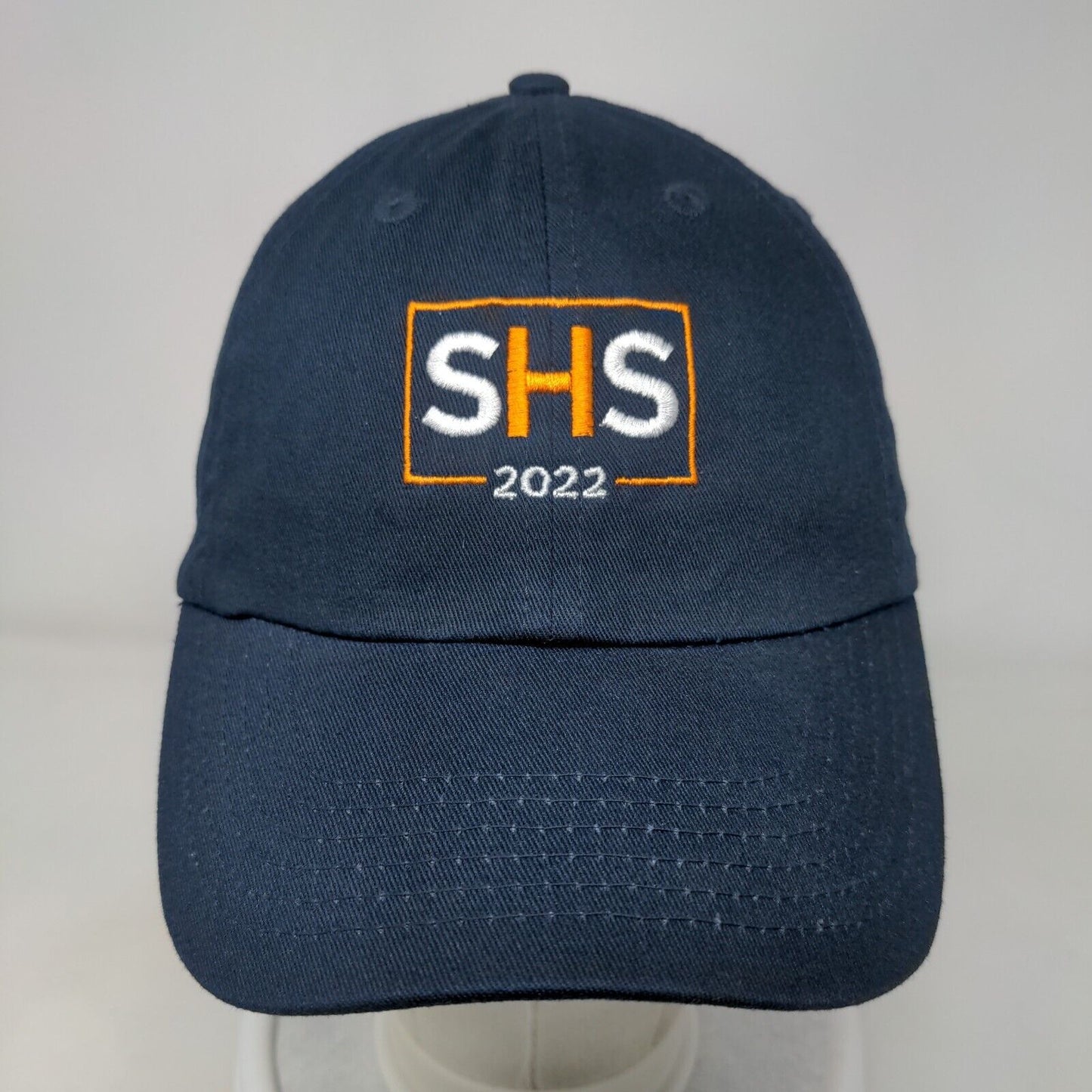SHS 2022 Slideback Hat Blue One Size Adjustable Embroidered 6 Panel
