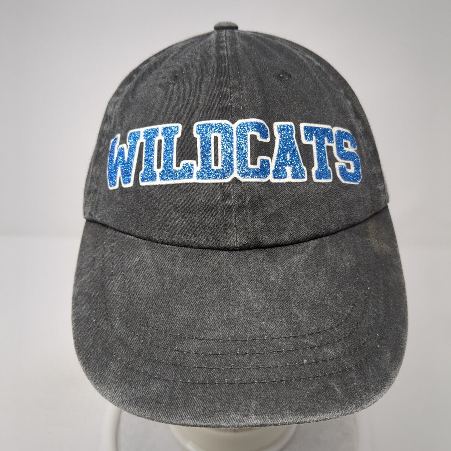 Wildcats Cheer Slideback Hat Gray One Size Adjustable Anvil 6 Panel
