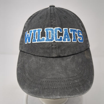 Wildcats Cheer Slideback Hat Gray One Size Adjustable Anvil 6 Panel