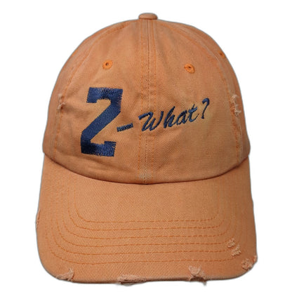District Threads Baseball Cap Orange One Size Zihuatanejo Mexico Z-What? Hat