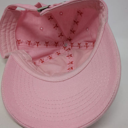 Jeffree Star Baseball Cap Pink OSFM Star Logo Slideback Branded Seam Tape Hat