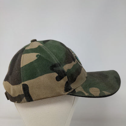 United States Navy Men's Camo Hat Adjustable Embroidered Medallion Logo