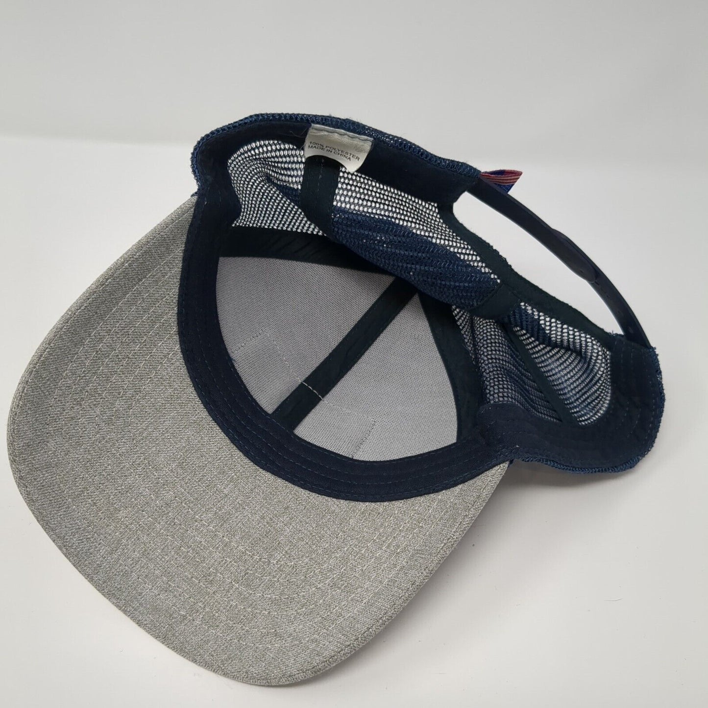 C-A-L Ranch Stores Snapback Trucker Hat Multi OS Adjustable Patriotic Mesh Back