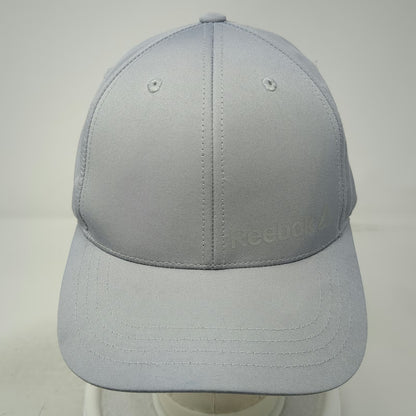 Reebok Baseball Cap Gray One Size Tonal Logo Performance Strapback Athletic Hat