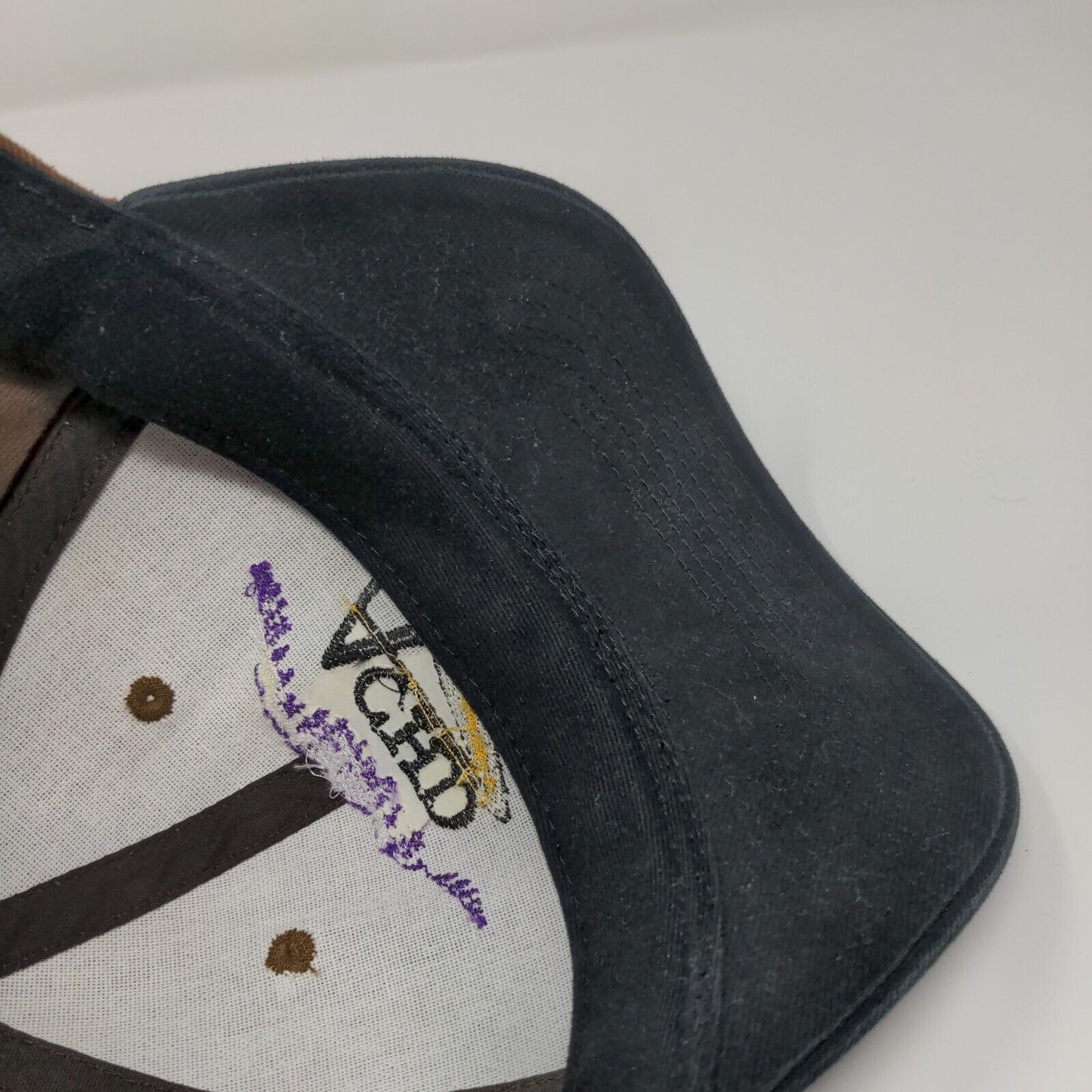 ACHD Committed To Service Strapback Hat Brown One Size Colorblock