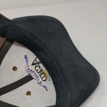 ACHD Committed To Service Strapback Hat Brown One Size Colorblock