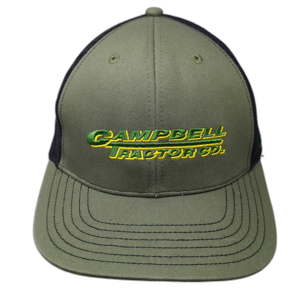 Top of the World Trucker Hat Green One Size John Deere Campbell Tractor Co Mesh