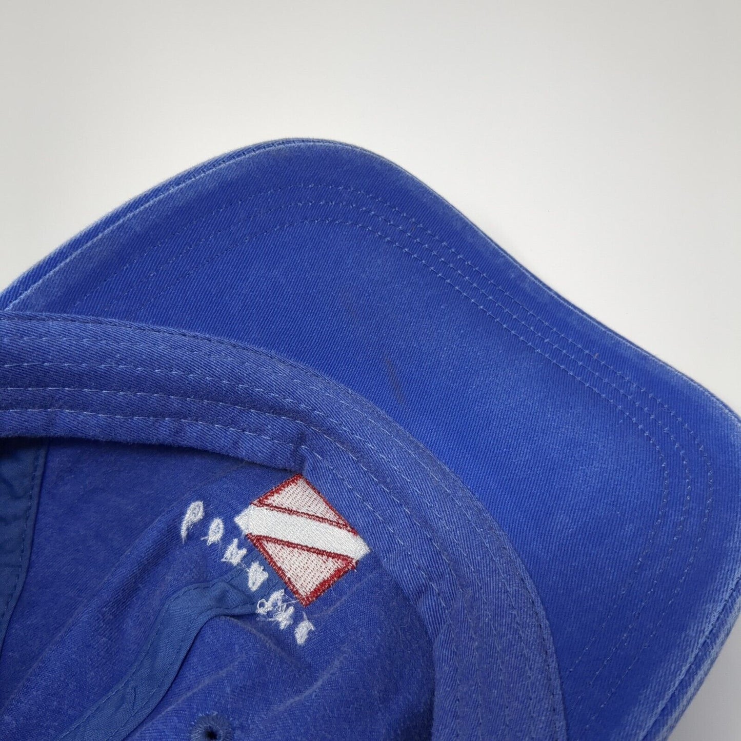 Bonaire Strapback Hat Blue One Size Adjustable Embroidered Solid Ahead