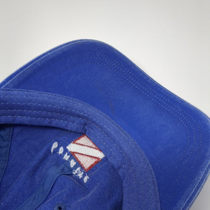 Bonaire Strapback Hat Blue One Size Adjustable Embroidered Solid Ahead