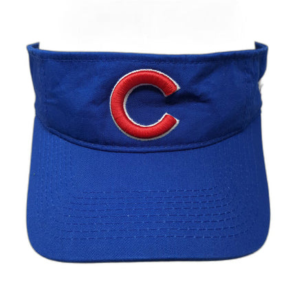 Chicago Cubs MLB OC Sports Visor Blue One Size OSFM Embroidered Adjustable Hat