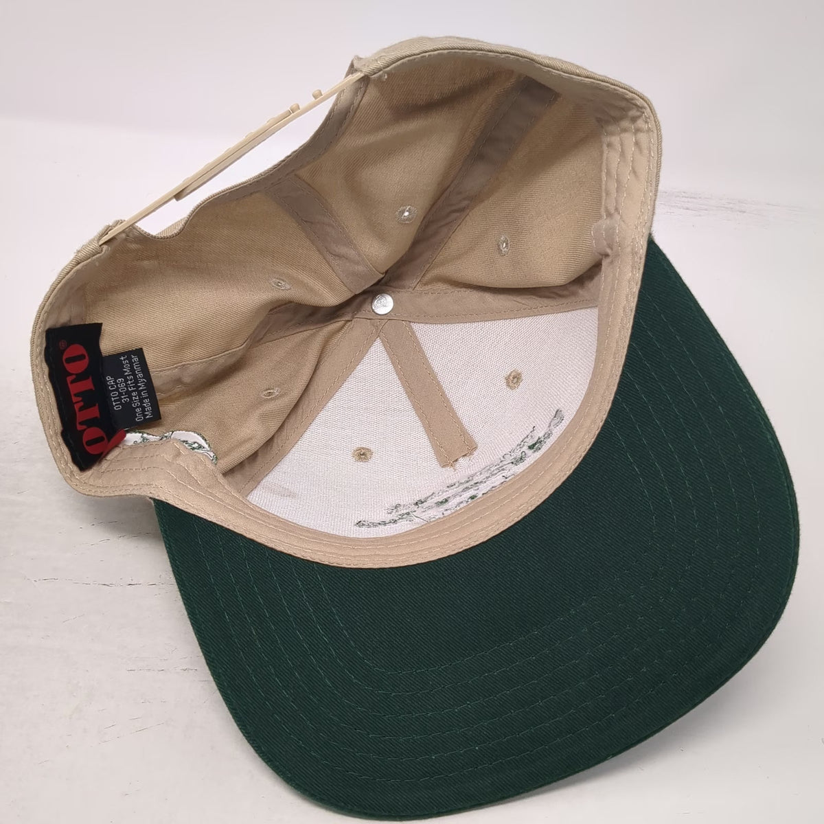 Otto 5 Panel Beige Green One Size Taylor Farms Deli Prepared Foods Snapback Hat