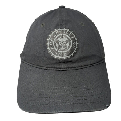 Hop Revolution Slideback Hat Gray One Size Adjustable Solid 6 Panel