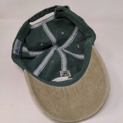 Hollywood Beach Florida Slideback Hat Green OSFA Embroidered Colorblock
